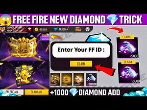 💎 1000 Free Diamonds in Free Fire Trick | How to Get Free diamond in freefire max | Free Diamond App