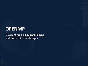 CS-252 - ML12: Pthreads, OpenMP and MPI