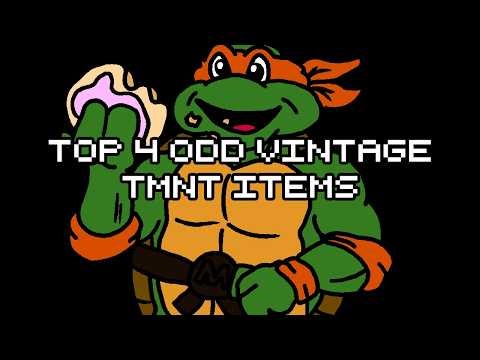 Top 4 Odd Vintage TMNT Items in my Collection