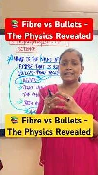 📚 Fibre vs Bullets - The Physics Revealed #science #bulletproof
