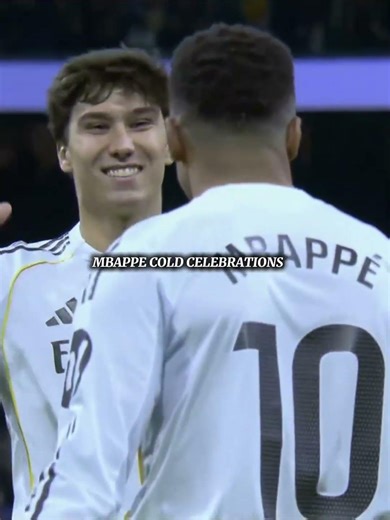 MBAPPE COLD CELEBRATIONS 🥶 #football #celebrations #cold #mbappe #kylianmbappe #realmadrid #viral