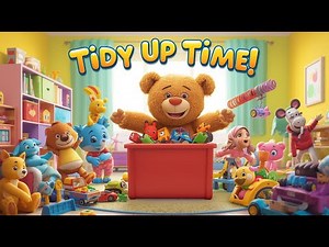 “Tidy Up Time! 🧸✨ The Cutest Clean-Up Song for Kids | Preschool & Toddler Music”