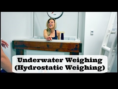 Hydrostatic Weighing (underwater weighing) Lab & Calculating Body Fat %