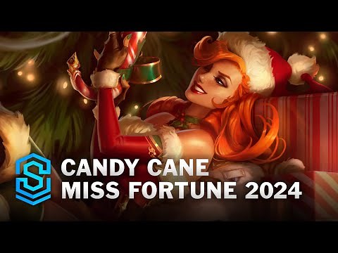 Candy Cane Miss Fortune Skin Spotlight - League of Legends