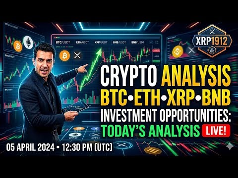 Xrp1912 bitcoin düşermi/eth/xrp/btc/bnb/live analysis 5 april investment 