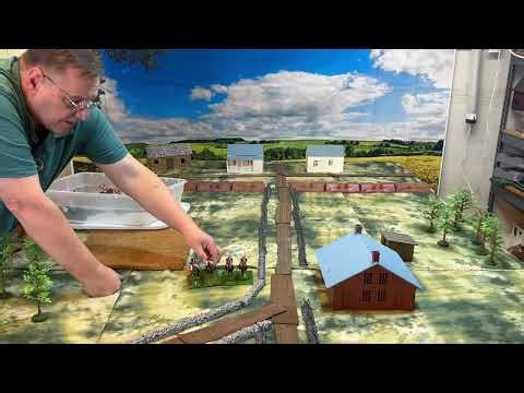 Set up the Battle of the Hook 1781 , in less than 20 mins for 54mm miniature war game!