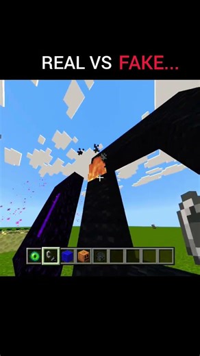 REAL VS FAKE #minecraft #trending #shorts @Miner_craft235
