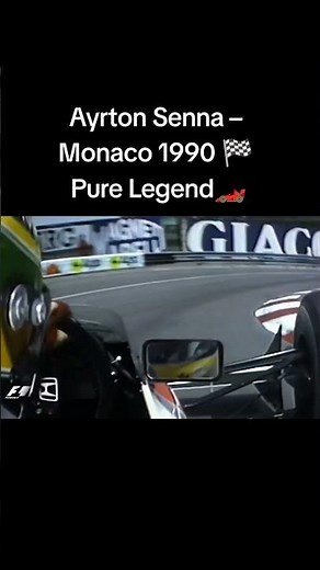 Senna’s Monaco Mastery 1990 ⚡.