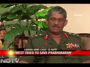 West tried to save Prabhakaran: Lankan army chief
