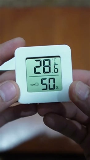 Thermometer Hygrometer Mini LCD Digital Temperature Humidity Meter Detector #diy #drybox #lens