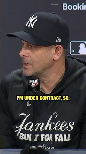 Aaron Boone expects to be back in 2026