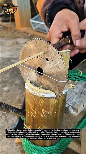 Viral Bamboo Cutting Hack You Didn’t Know Existed | Genius DIY Tool Trick