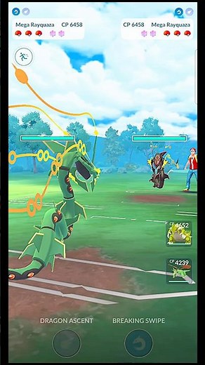 ✨️Mega Rayqiaza VS✨️Hundo Rayquaza PVP Battle in Pokemon Go