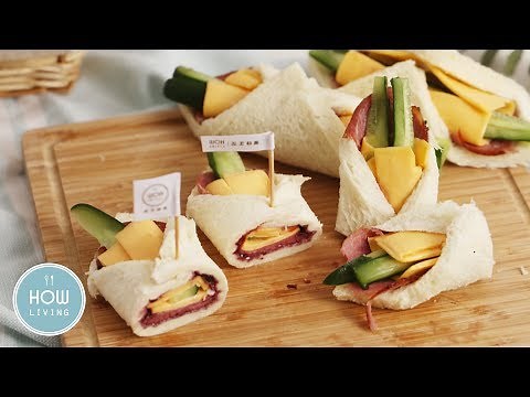 【創意料理】吐司壽司三明治卷 Sandwich Rollups│HowLiving美味生活