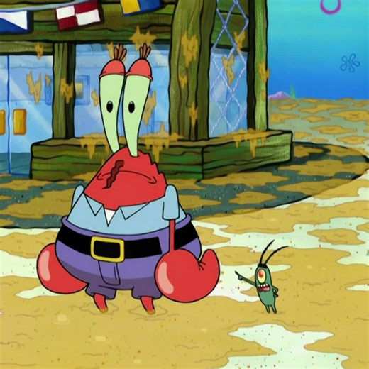 Krusty Krab Grease Cleanup Scene