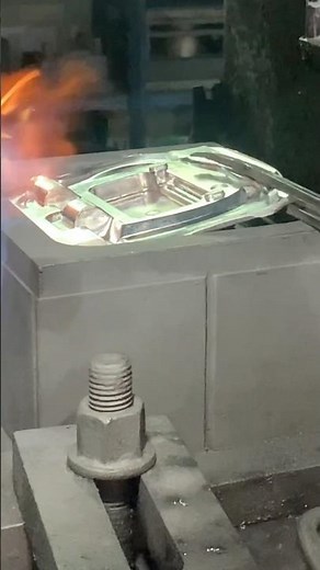 Hot Aluminum Forging & Stamping | Glowing Metal Precision | ASMR So Satisfying