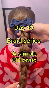 30K views · 218 reactions | Day 10 braid series and we are doing a 3D braid #braidtutorial #schoolhairstyles #hairstyletips | The Preston Family | Facebook