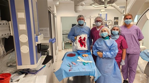 Pierwsze zabiegi z użyciem systemu Penumbra Indigo w szpitalu we Włocławku