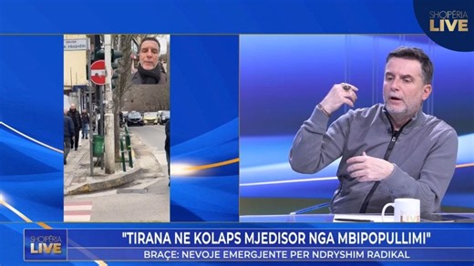 Trondit Braçe: Tirana në kolaps, është shitur! Vini mendjen në punë ore… – Shqipëria Live - Top Channel