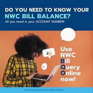 Do you need to know your NWC bill balance? No need to call or come in office! #BillQueryOnline makes it easy! Just enter your account number at nwcjamaica.com/bill_query.php | National Water Commission