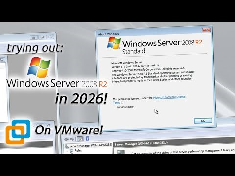 Trying out Windows Server 2008 R2 in 2026!