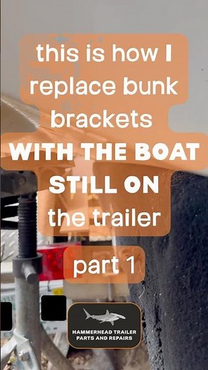Replacing Bunk Brackets without Unloading the Boat | Part 1 out of 6