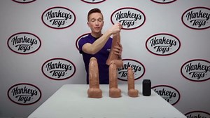 Hankey's Toys Xtra Small Dildo Series III - Dominic Pacifico 6.3 Inches Insertable Length Realistic Dildo Adult Sex Toy