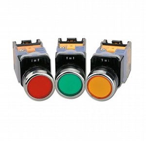 [Hot Item] 22mm Emergency Push Button Switch with Light Self-Locking Control Button Fire-Resistant Reset Emergency Stop Button