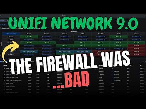 The NEW UniFi Zone-Based Firewall is AWESOME! (complete walkthrough)