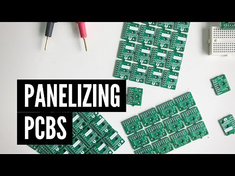 Manual panelizing of PCBs with tabs and mouse bites