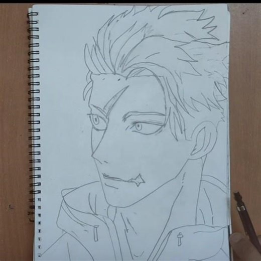 How To Draw Yuji | Step By Step | JJK Modulo I HR Art Studio #arttechniques #anime #arttutorials