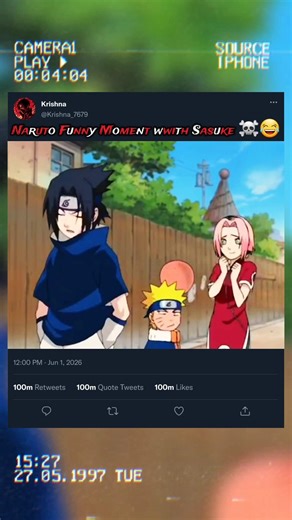 Naruto & Sasuke Funny Moments 😂🔥 | Anime Comedy | #shorts #naruto #anime #animeshorts #animeedit