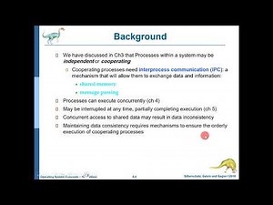 Chapter 6: Process Synchronization - Part 01