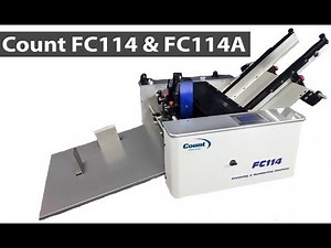 FC114 & FC114A Digital Creasing, Numbering, & Scoring Machine Overview