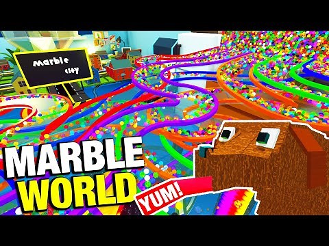 SUPER MEGA Marble Run! + A Dog ate all the Marbles... + Track in the Sky! - Marble World