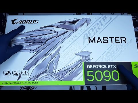 RTX 5090 Aorus Master Ice - Unboxing