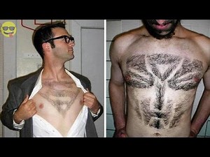 30 Most Craziest Chest Hair Styles and Designs