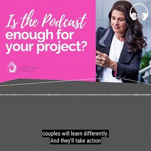 This is episode 245, and in it, I’m going to be discussing this podcast and one of the common questions I get about it, especially from homeowners who are considering what other support and education they need in their projects. This question I get is this: “Is the “Get it Right with Undercover Architect” podcast all I need for my project?” So, I’m going to take some time to share some information on this. Have a listen, or download the free PDF transcript. LINK IN BIO or here >>> https://underc