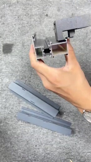Universal aluminum door and window drainage hole pneumatic drilling device WhatsApp: 150 6906 5903 Machine delivery from China by air shipping,we can do customized mold according to your Aluminum profile,if you want to buy,send me WhatsApp | Jinan Bohman Machinery Co.,Ltd
