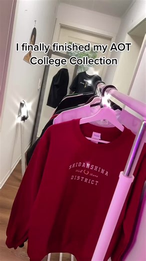 Complete collection #aotsweater #aotcollection #aotcollege
