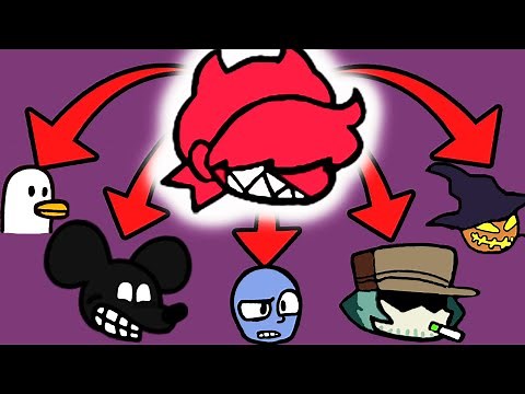 Friday Night Funkin' - Animal but everytime it's Annie turn a Different Skin Mod is used