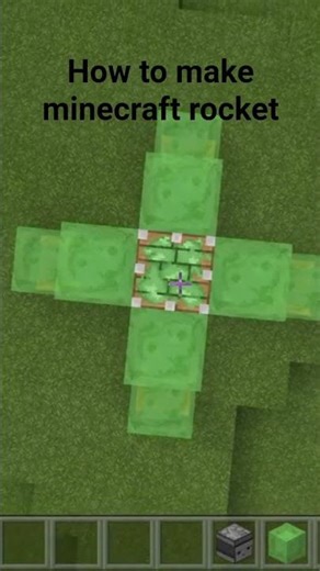 Minecraft Rocket Tutorial#shorts#minecraft