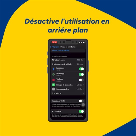 𝐌𝐬𝐨𝐦𝐨 𝐰𝐚𝐰𝐮 𝐫𝐮𝐦𝐢𝐲𝐚 𝐲𝐞 𝐢𝐧𝐭𝐞𝐫𝐧𝐞𝐭 Activez le mode Save Data et optimisez votre consommation mobile au quotidien. Plus de contrôle, plus de sérénité, plus de connexion. Simple. Pratique. Intelligent. | Yas Comores