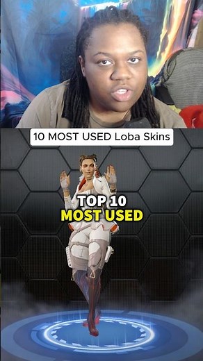 10 MOST USED Loba Skins In Apex Legends #apexlegends