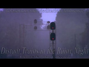 Distant Trains Echoing in the Rainy Night for Sleep and Relaxation: Ultimate Ten-Hour Collection
