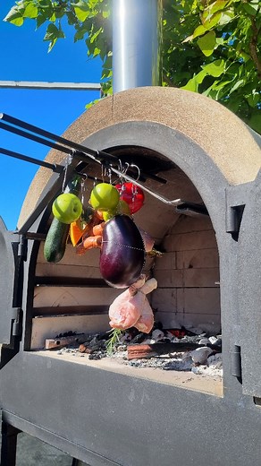 🔥 Introducing the Hanging Rack – a new way to cook with fire 🔥 At Supreme Wood Fired Ovens, we’re always pushing the boundaries of tradition and design. Our latest accessory, the Hanging Rack, transforms your oven into a vertical fire kitchen. By suspending your food above the flames, the Hanging Rack delivers: ✨ Even heat circulation for perfectly roasted meats and vegetables ✨ A dramatic, flame‑lit cooking experience that’s as beautiful as it is delicious ✨ Endless versatility – from skewere