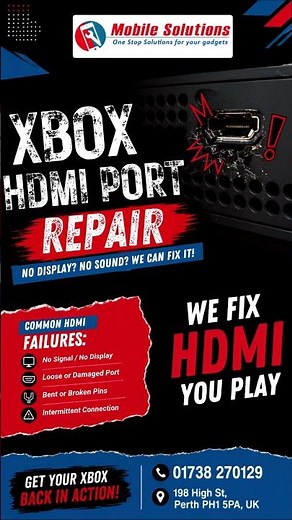🎮 Xbox Display Issues? HDMI Port Repair Service! #xbox #gamingconsole #xboxrepair
