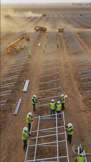 Solar Farm Construction Timelapse ☀️ | From Empty Land to Clean Energy Mega Project #SolarFarm