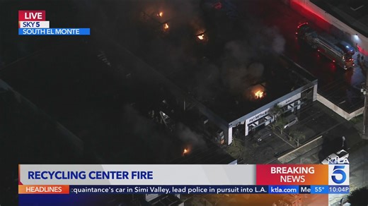 Massive explosions, fire in South El Monte