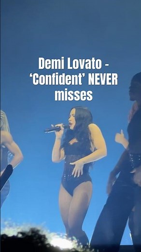Demi Lovato – ‘Confident’ NEVER misses #demilovato #confident #concert #shorts #fyp #music